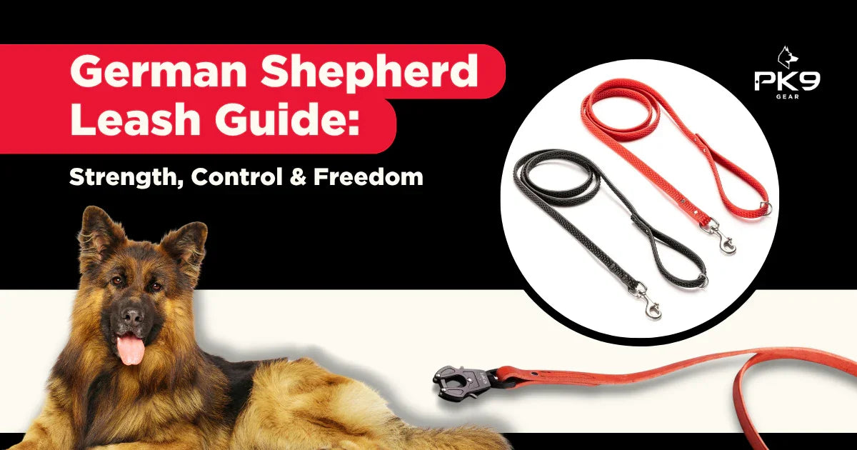 Best Leashes for German Shepherds PK9 Gear Australia