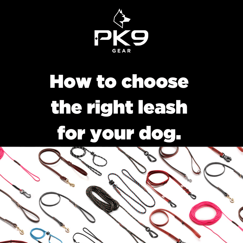 How to Choose the Right Leash for Dog Training - PK9 Gear