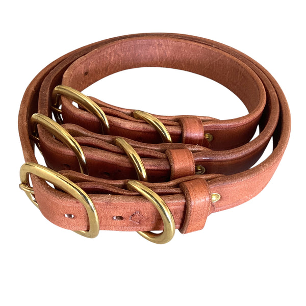 Leather Dog Collar - Made With Premium Hermann Oak Leather