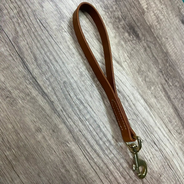 103 Auction Item - Bridle Traffic Handle Cream Stitch