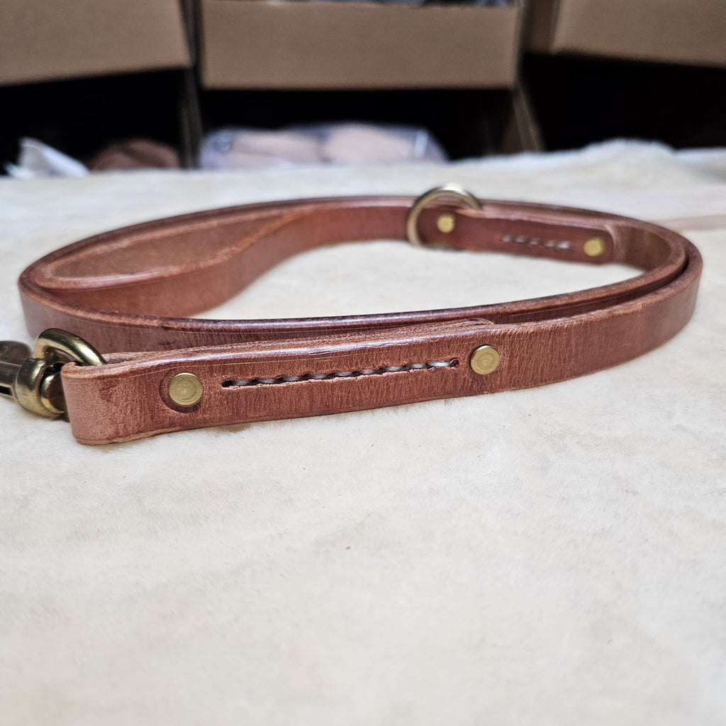 4ft Herman Oak Old World Harness Leather Leash - PK9 Gear