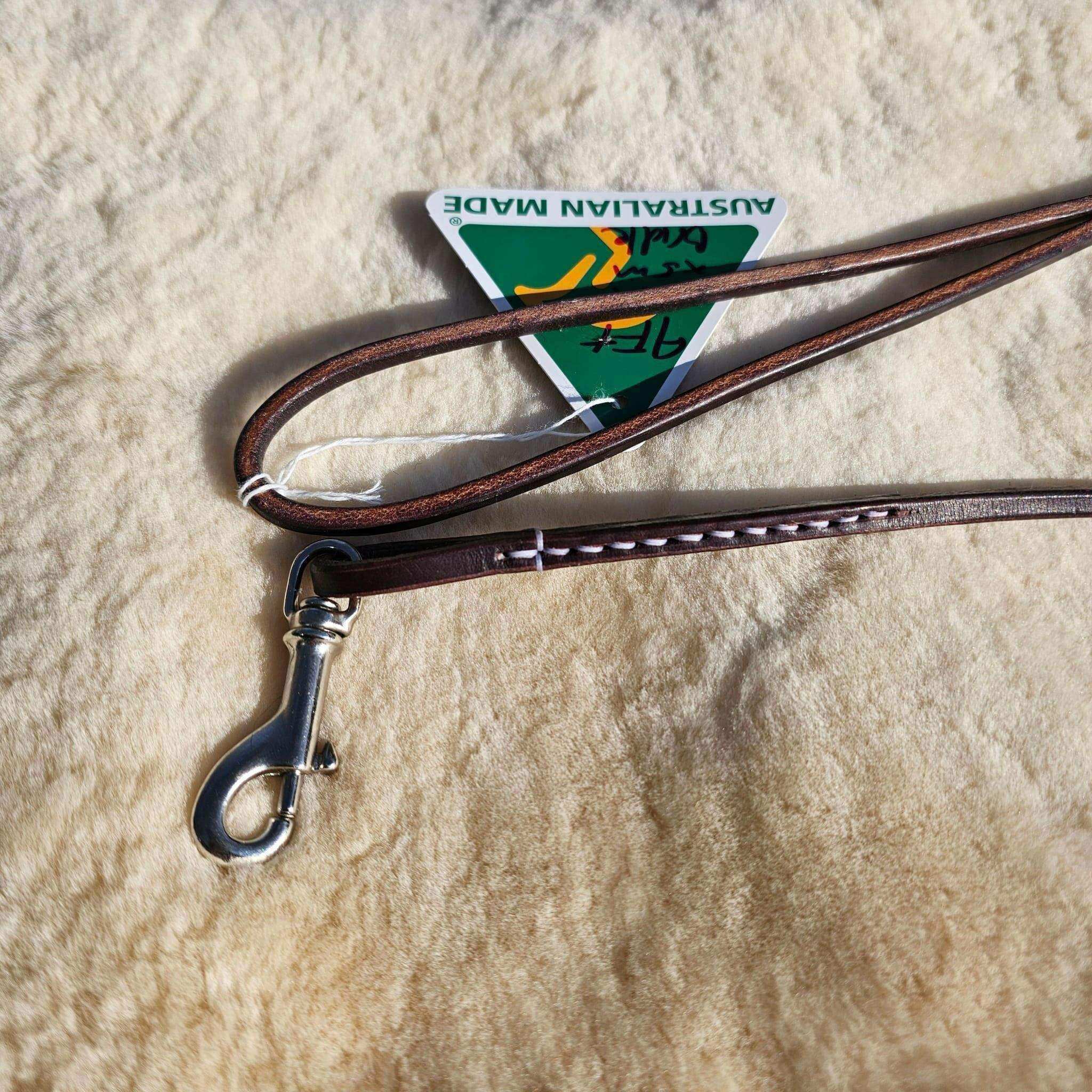 5ft Premium Bridle Leather Dog Leash - PK9 Gear