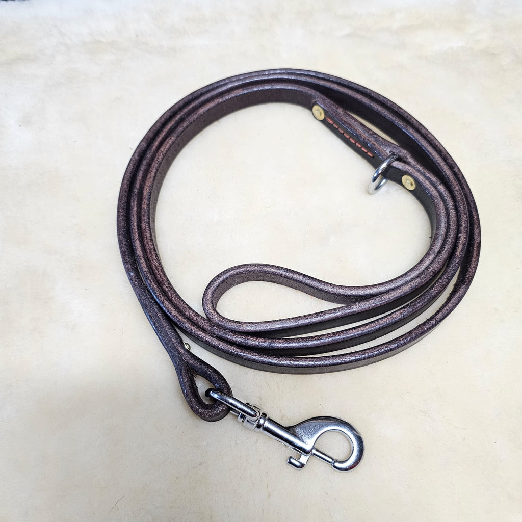 6ft Heavy Duty Bridle Leather Lead - PK9 Gear