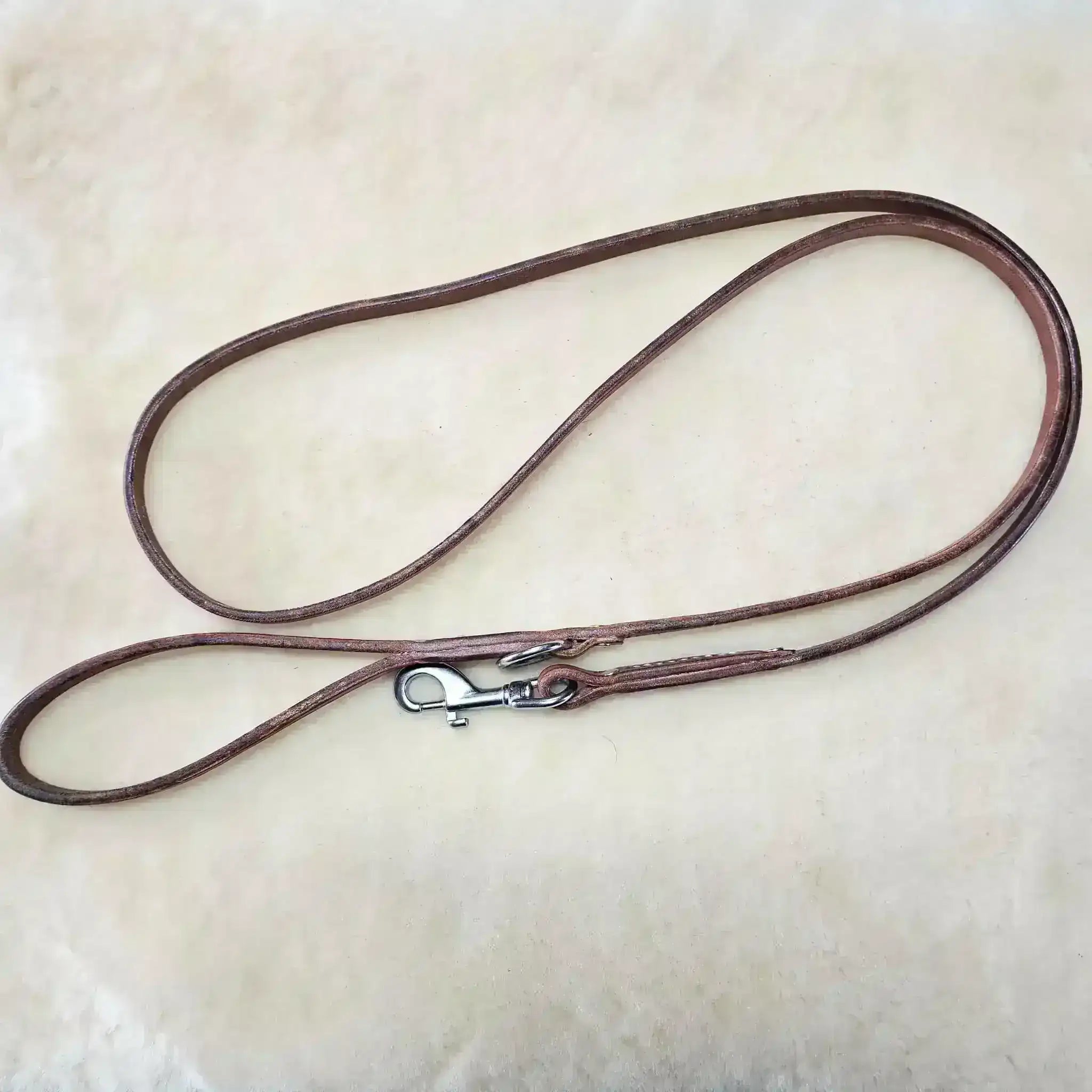 6ft- Hermann Oak Old World Leather Leash - PK9 Gear