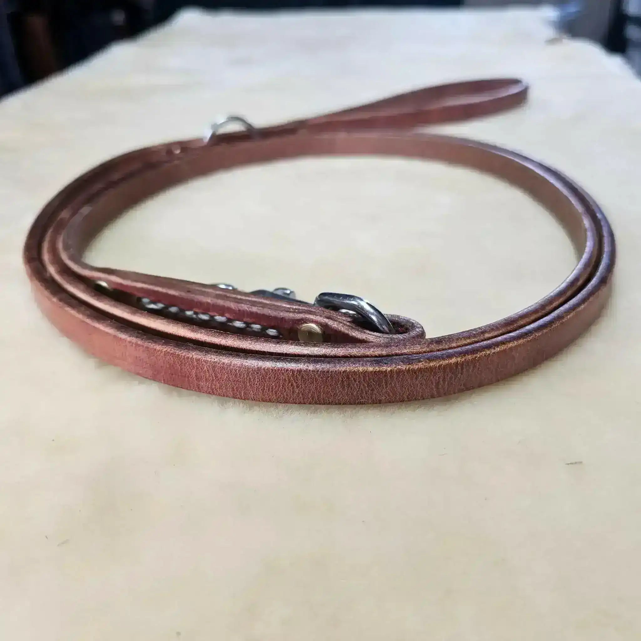 6ft- Hermann Oak Old World Leather Leash - PK9 Gear