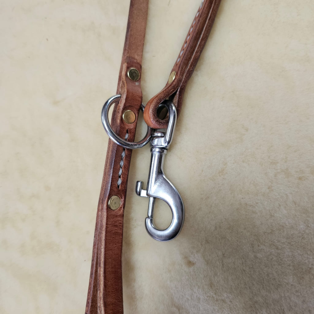 6ft- Hermann Oak Old World Leather Leash - PK9 Gear