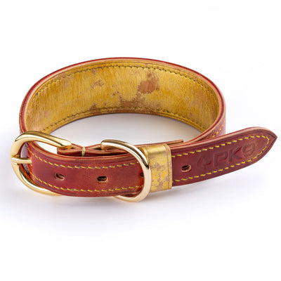 Zhuque leather dog collar by PK9 Gear