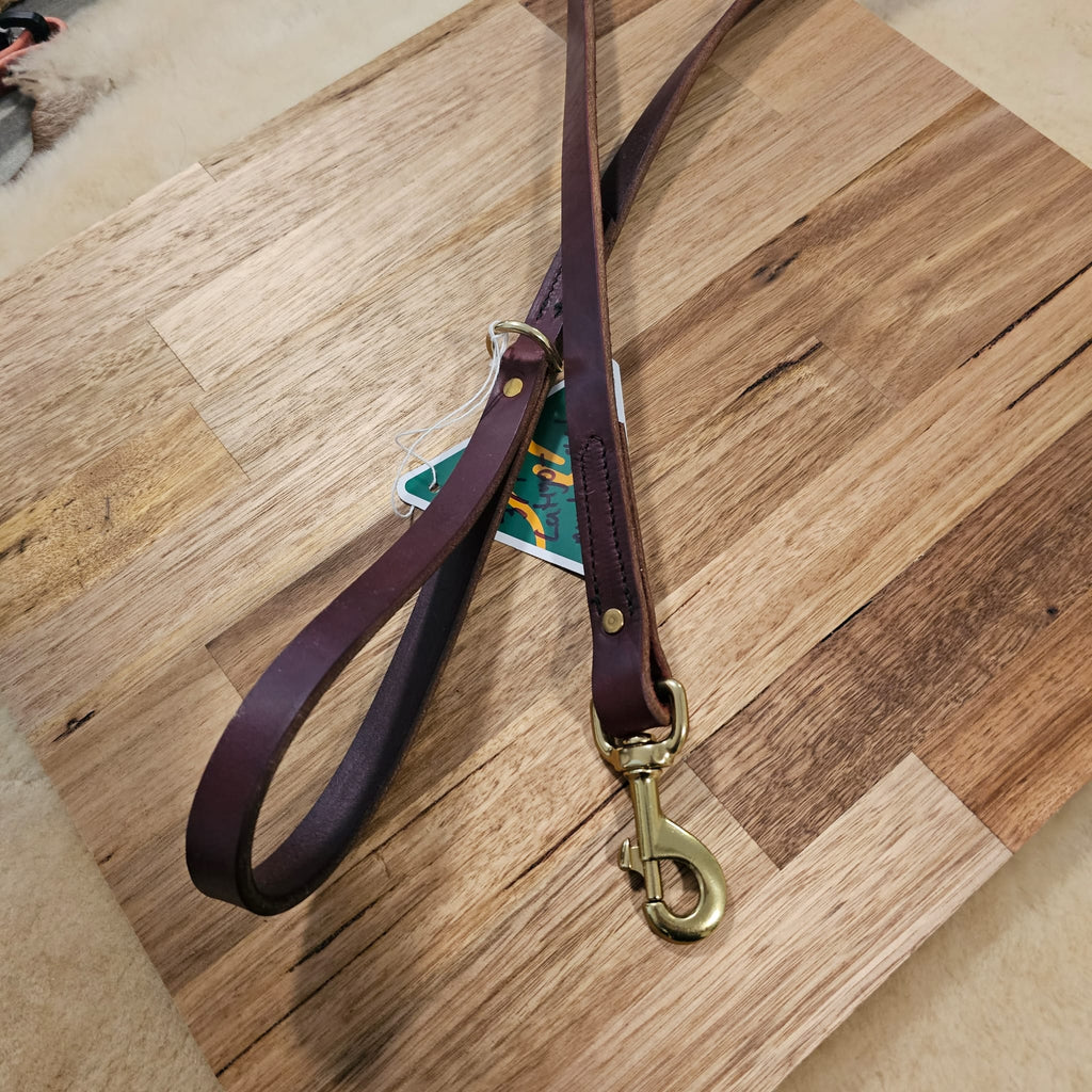 Classic 6ft Latigo Leather Dog Leash – Durable & timeless - PK9 Gear