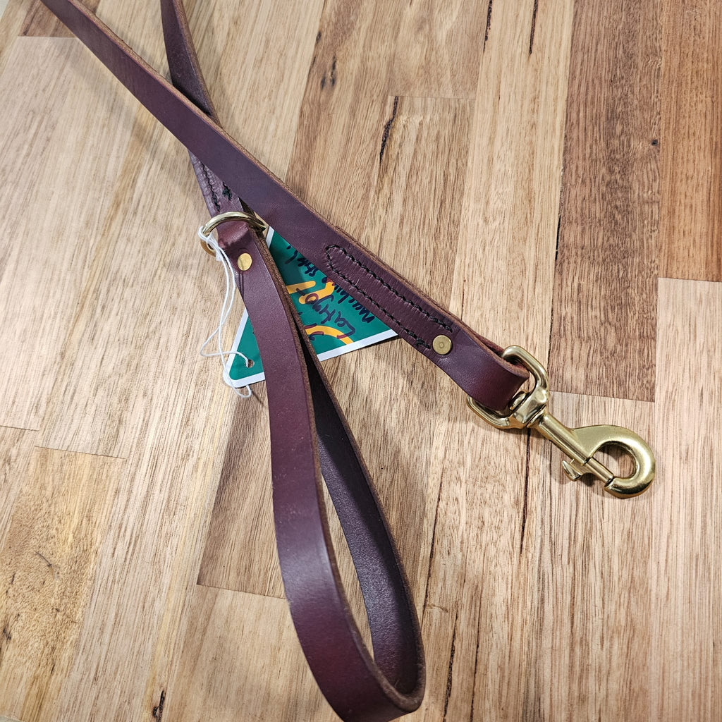 Classic 6ft Latigo Leather Dog Leash – Durable & Timeless - PK9 Gear