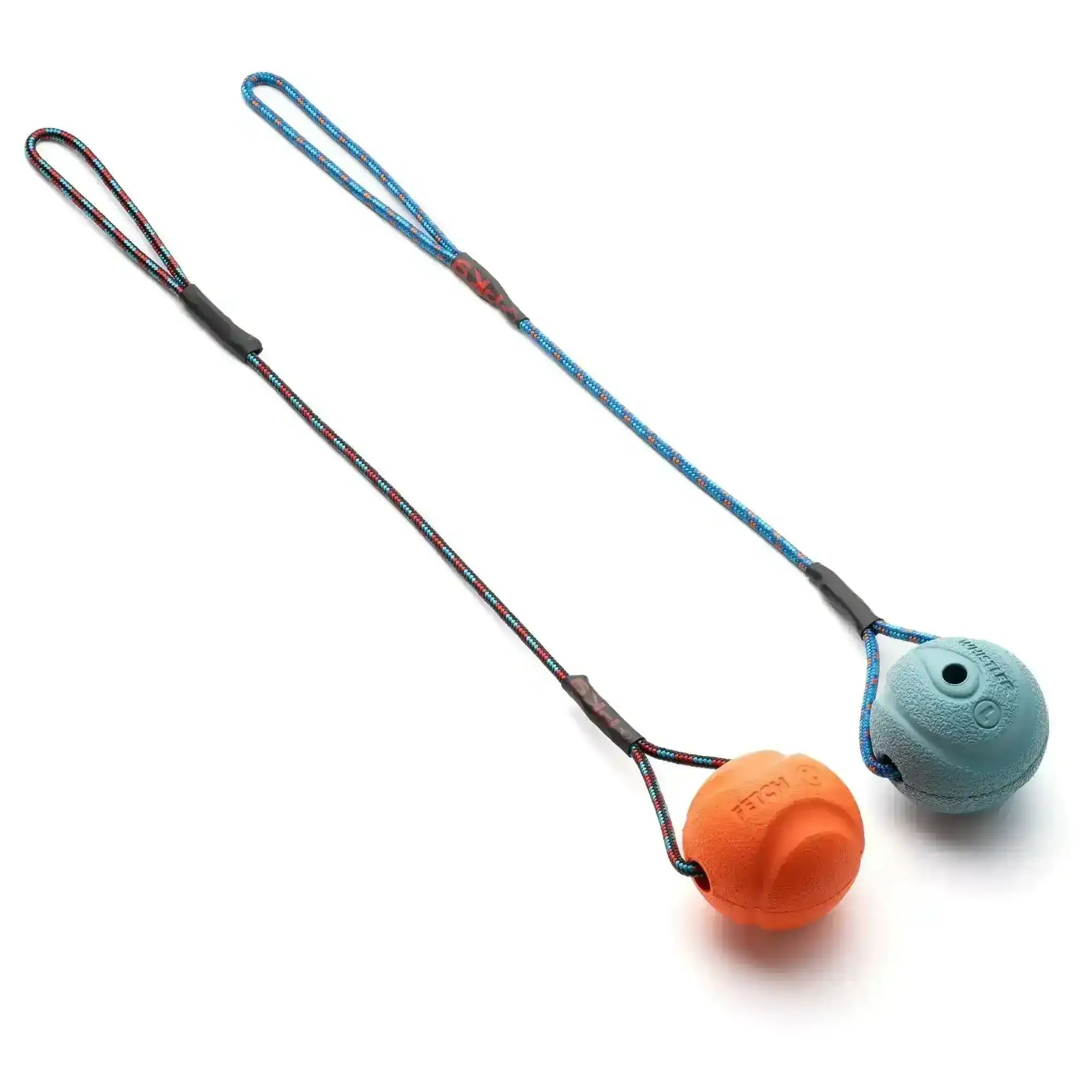 Handcrafted Chuckit Fetch Ball with Climbing Rope Handle- Large - PK9 Gear