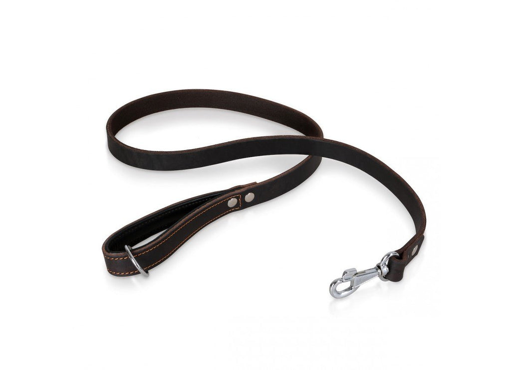 Latigo Leather Dog Leash - Handmade & Riveted - PK9 Gear