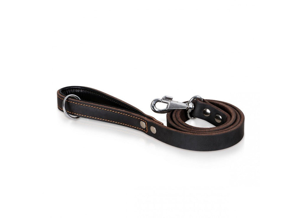 Latigo Leather Dog Leash - Handmade & Riveted - PK9 Gear