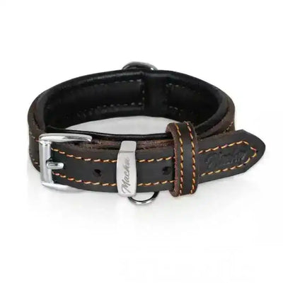 Leather Dog Collar - Premium latigo Leather - Handmade - PK9 Gear