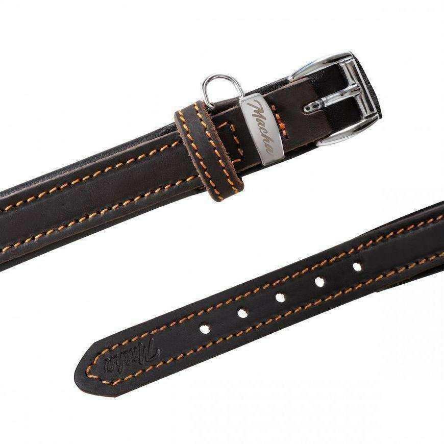 Leather Dog Collar - Premium latigo Leather - Handmade - PK9 Gear