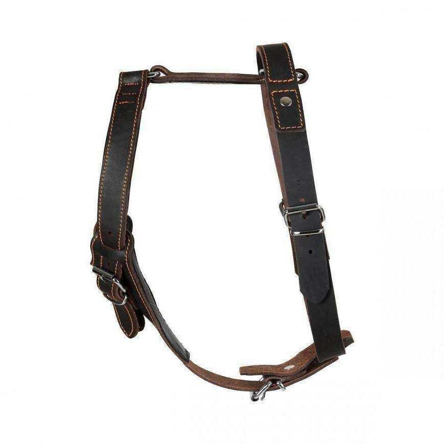 Leather Dog Harness - Handmade With Latigo Leather - PK9 Gear