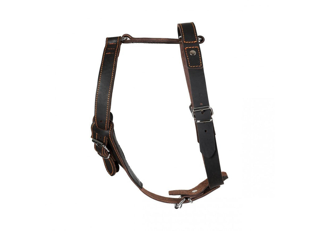 Leather Dog Harness - Handmade With Latigo Leather - PK9 Gear