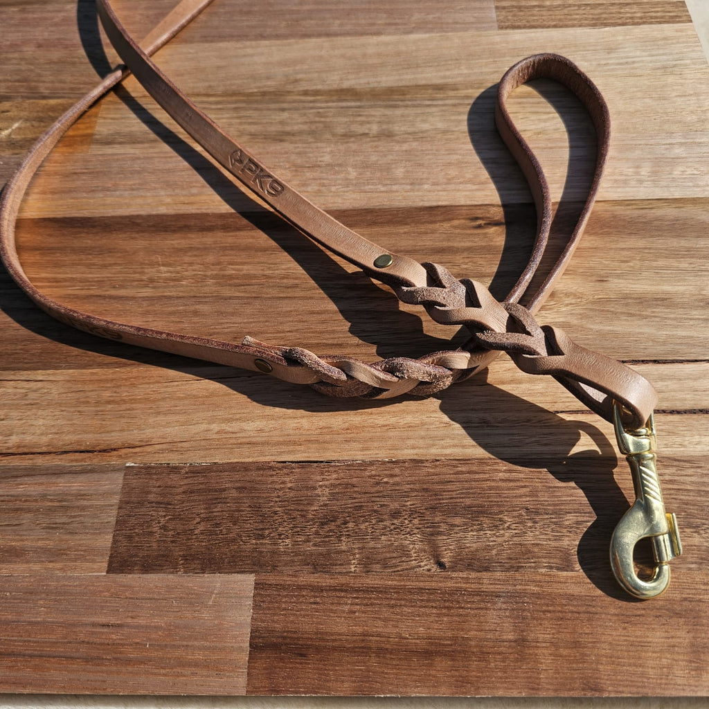 Limited Edition Leather Dog Leash - Old - School Charm and Durability - PK9 Gear