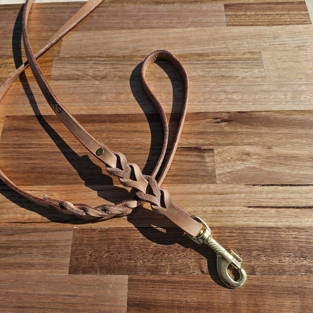 Limited Edition Leather Dog Leash - Old - School Charm and Durability - PK9 Gear