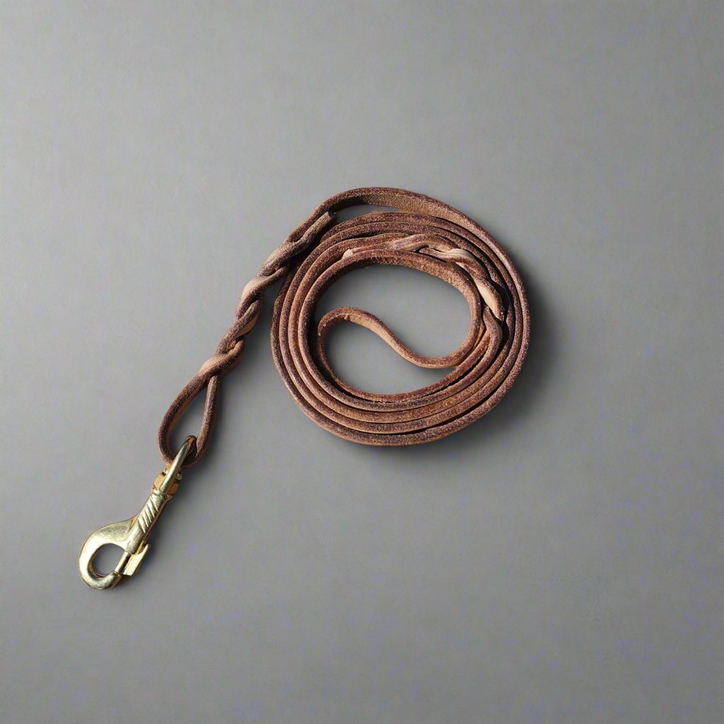 Limited Edition Leather Dog Leash - Old - School Charm and Durability - PK9 Gear