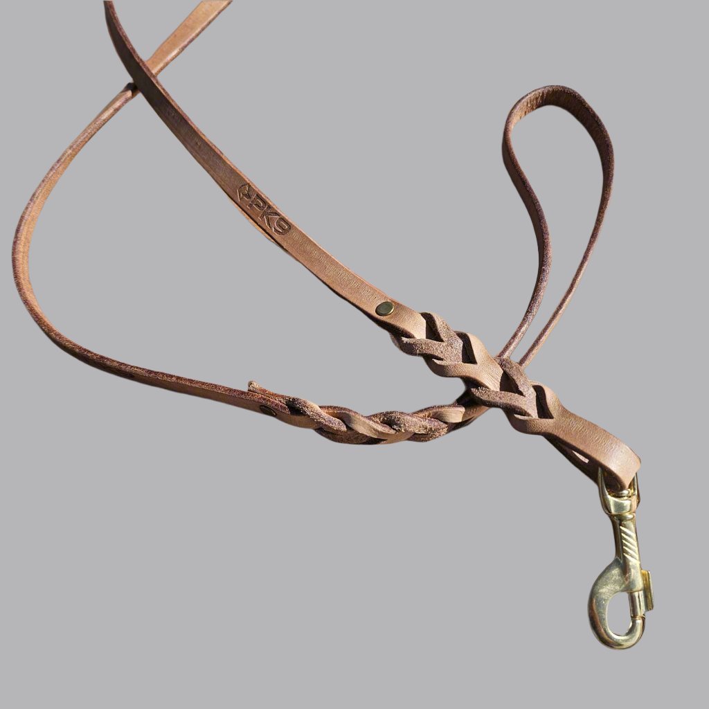 Limited Edition Leather Dog Leash - Old - School Charm and Durability - PK9 Gear