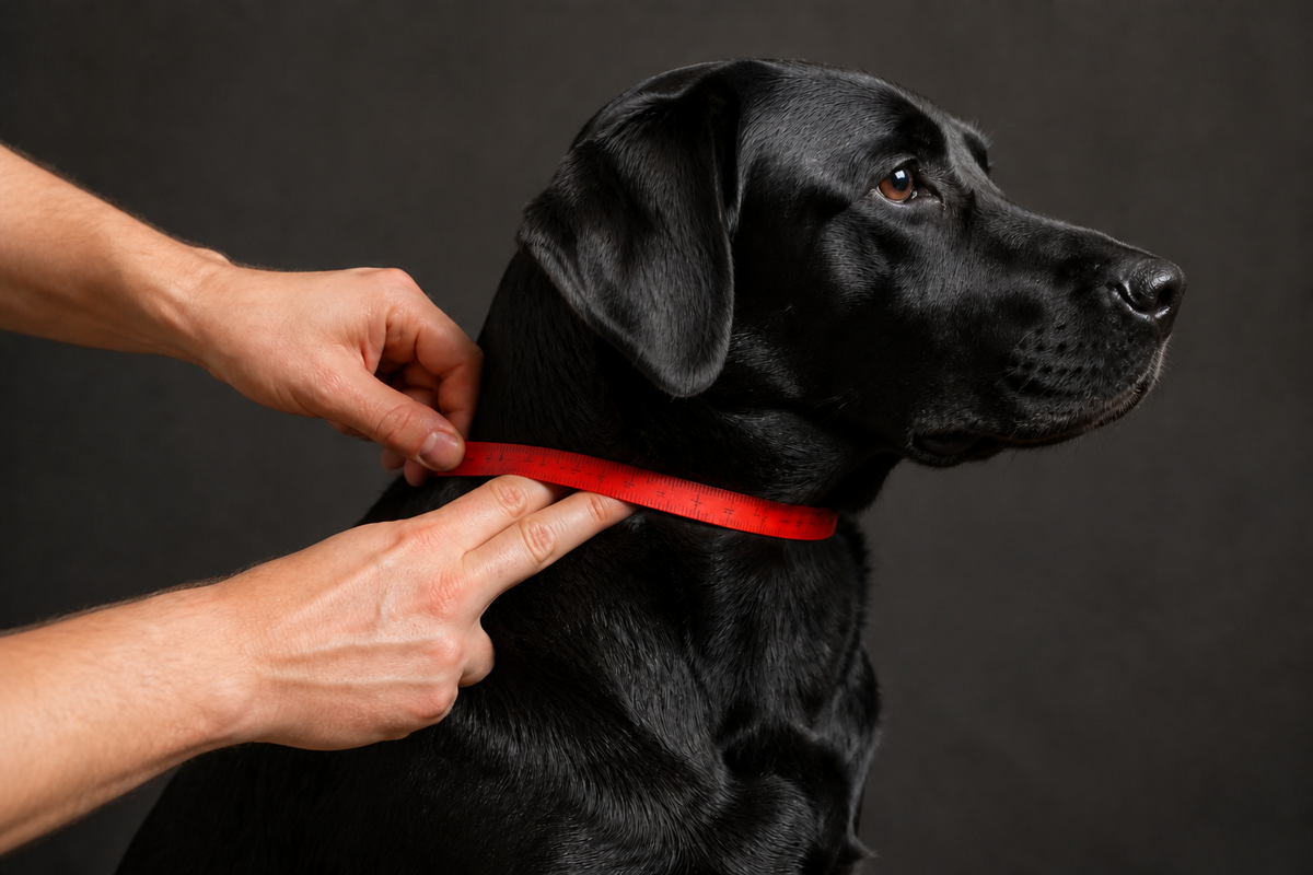 Measure around the base of the neck where the collar naturally sits.