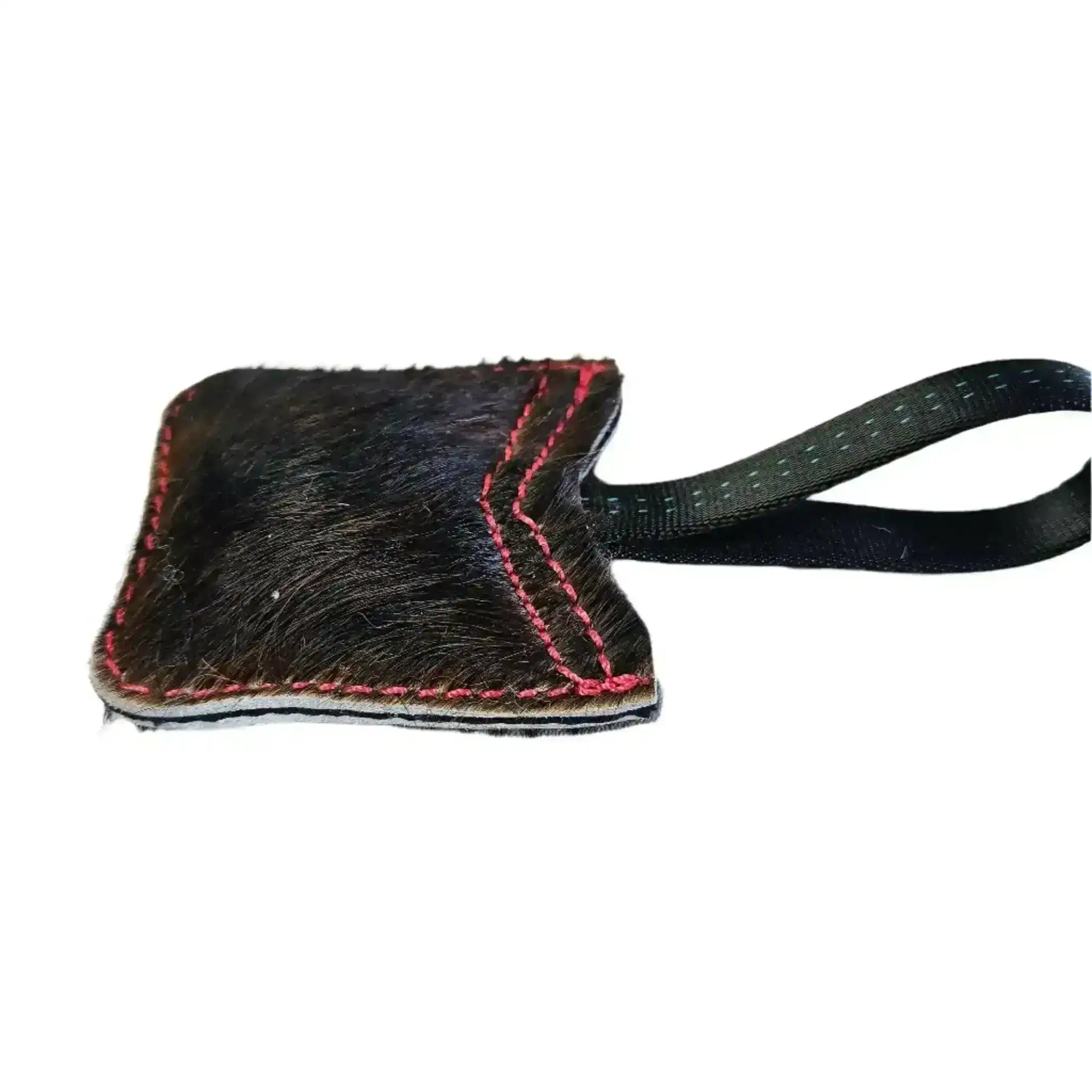 The Finn Mini Tug | Compact Cowhide Tug Toy for Play & Training - PK9 Gear