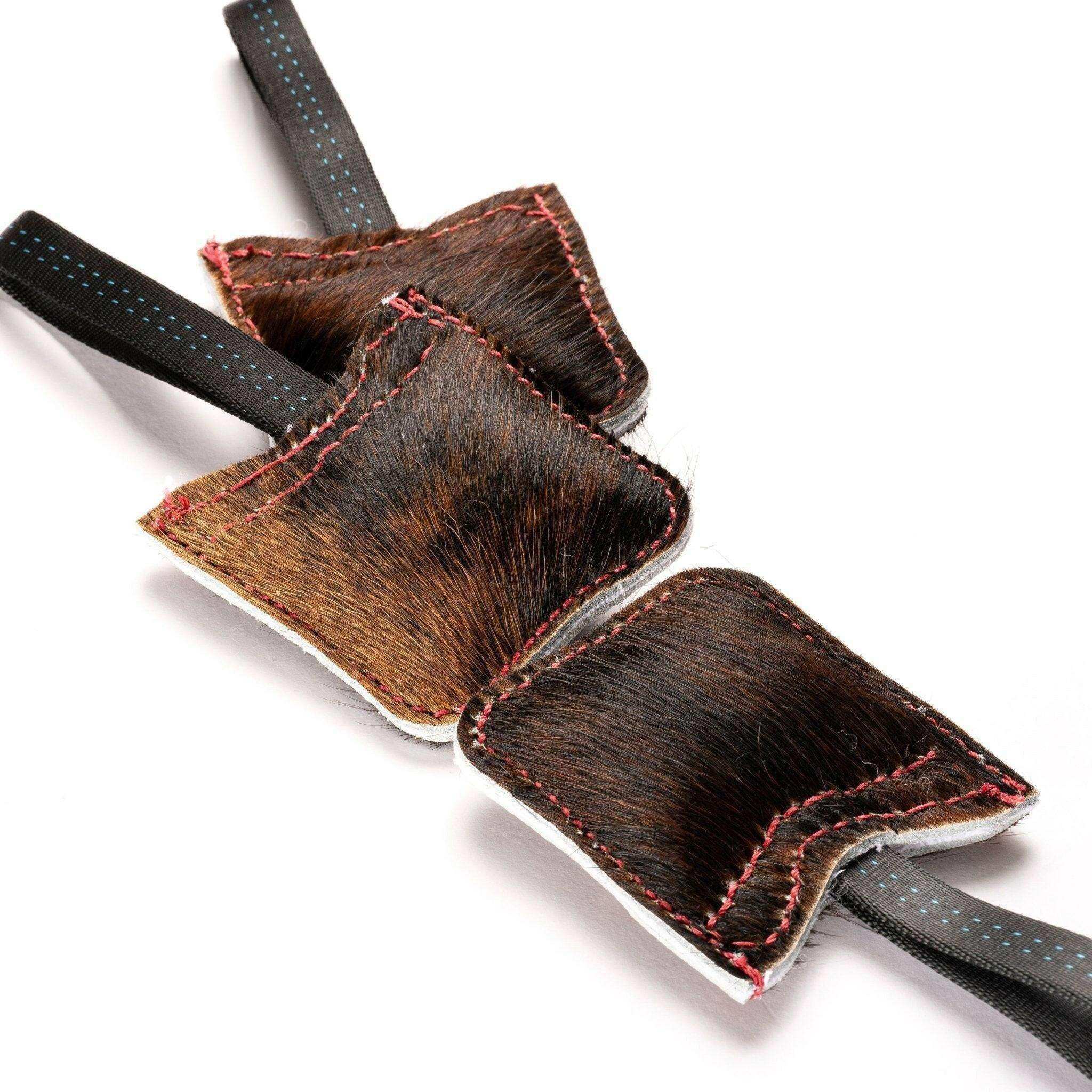 The Finn Mini Tug | Compact Cowhide Tug Toy for Play & Training - PK9 Gear