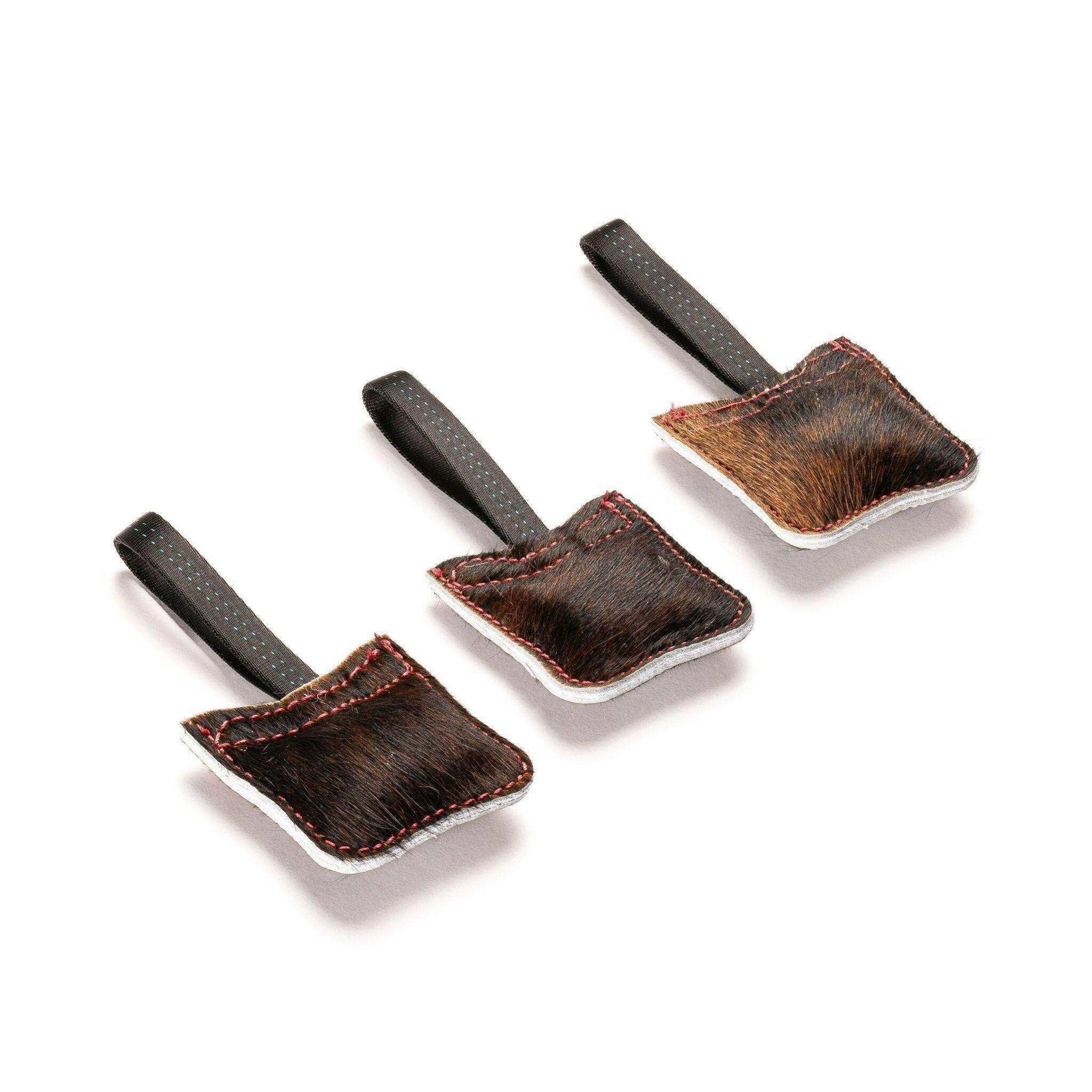 The Finn Mini Tug | Compact Cowhide Tug Toy for Play & Training - PK9 Gear