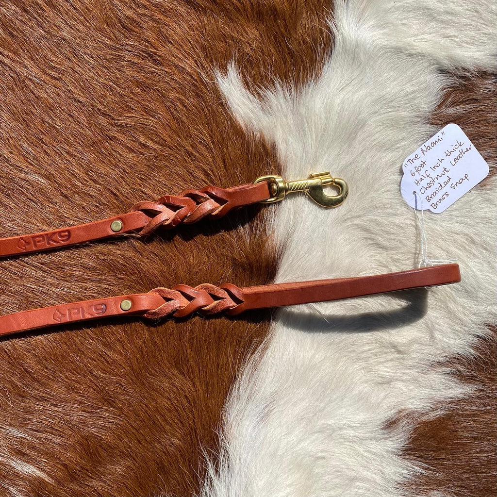 "The Naomi" - Leather Leash - PK9 Gear