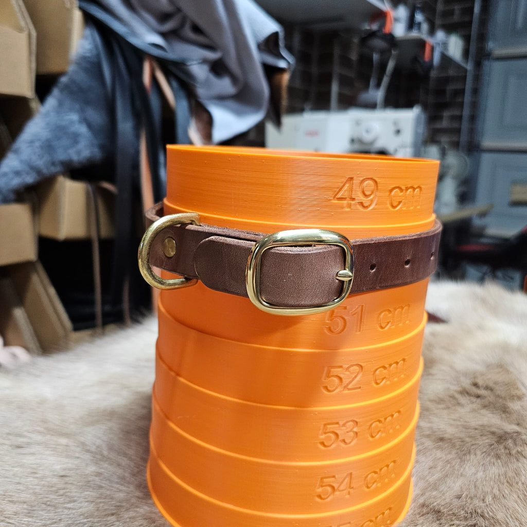 Veg Tan Leather Dog Collar - PK9 Gear