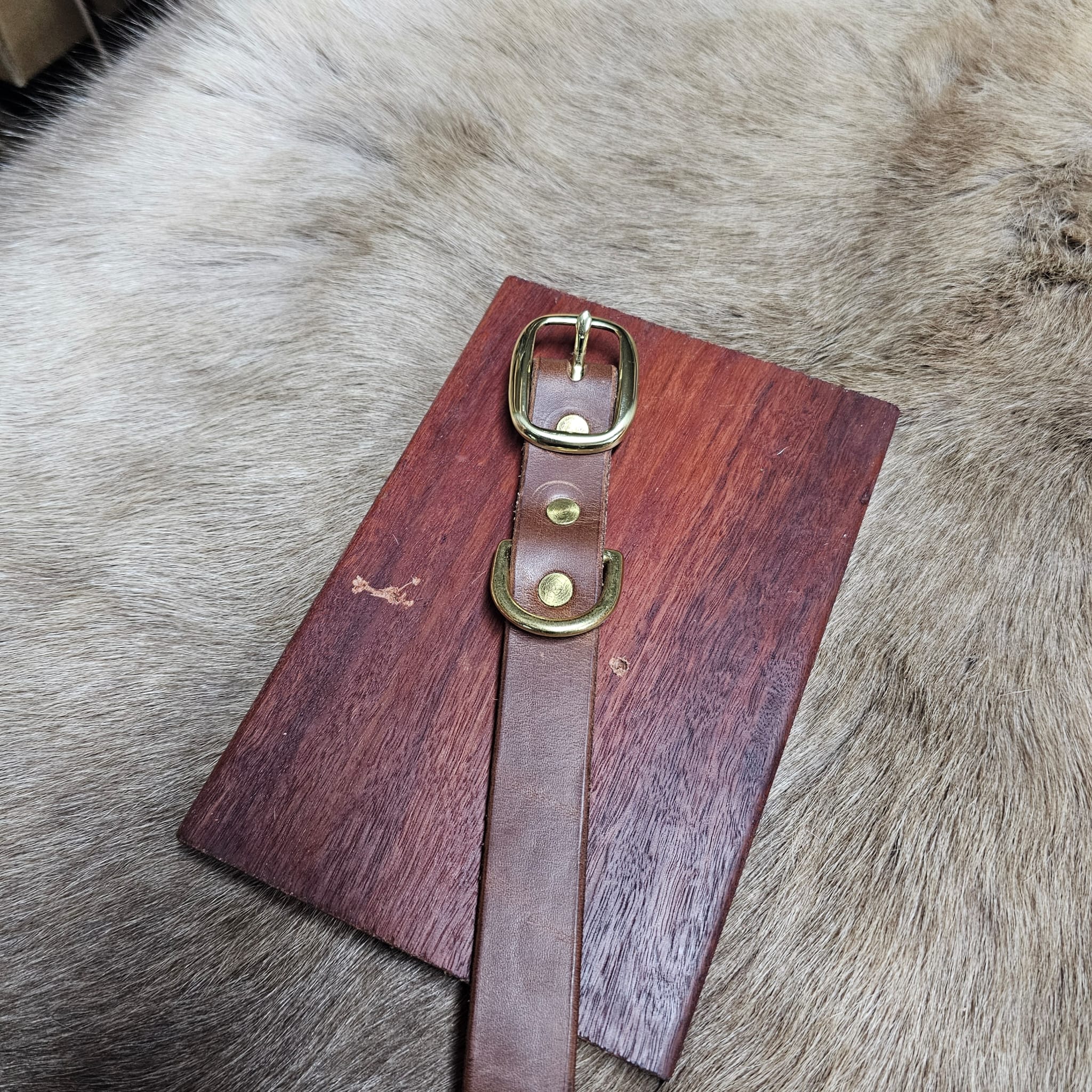 Veg Tan Leather Dog Collar - PK9 Gear