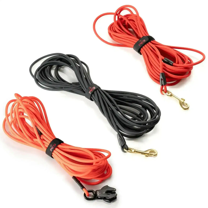 Biothane Long Line 10 metres- Perfect for Recall, tracking and Nose Work - PK9 Gear