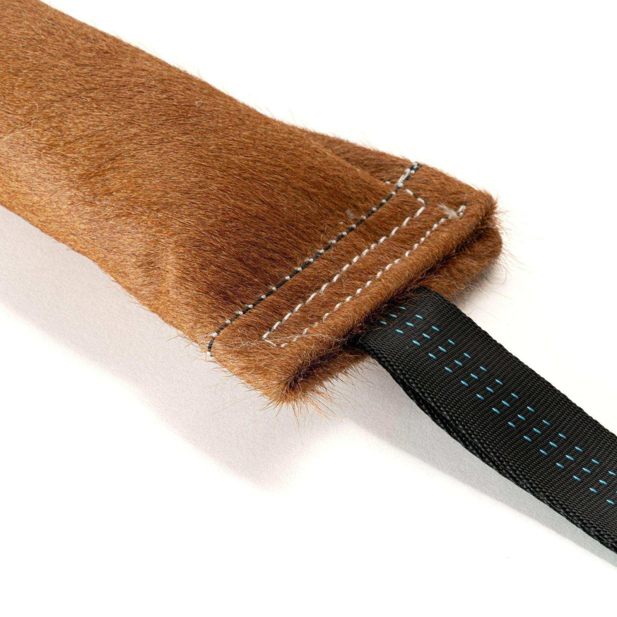 Cowhide Tug Toy | Handcrafted Durable Dog Play | Australian Made - PK9 Gear