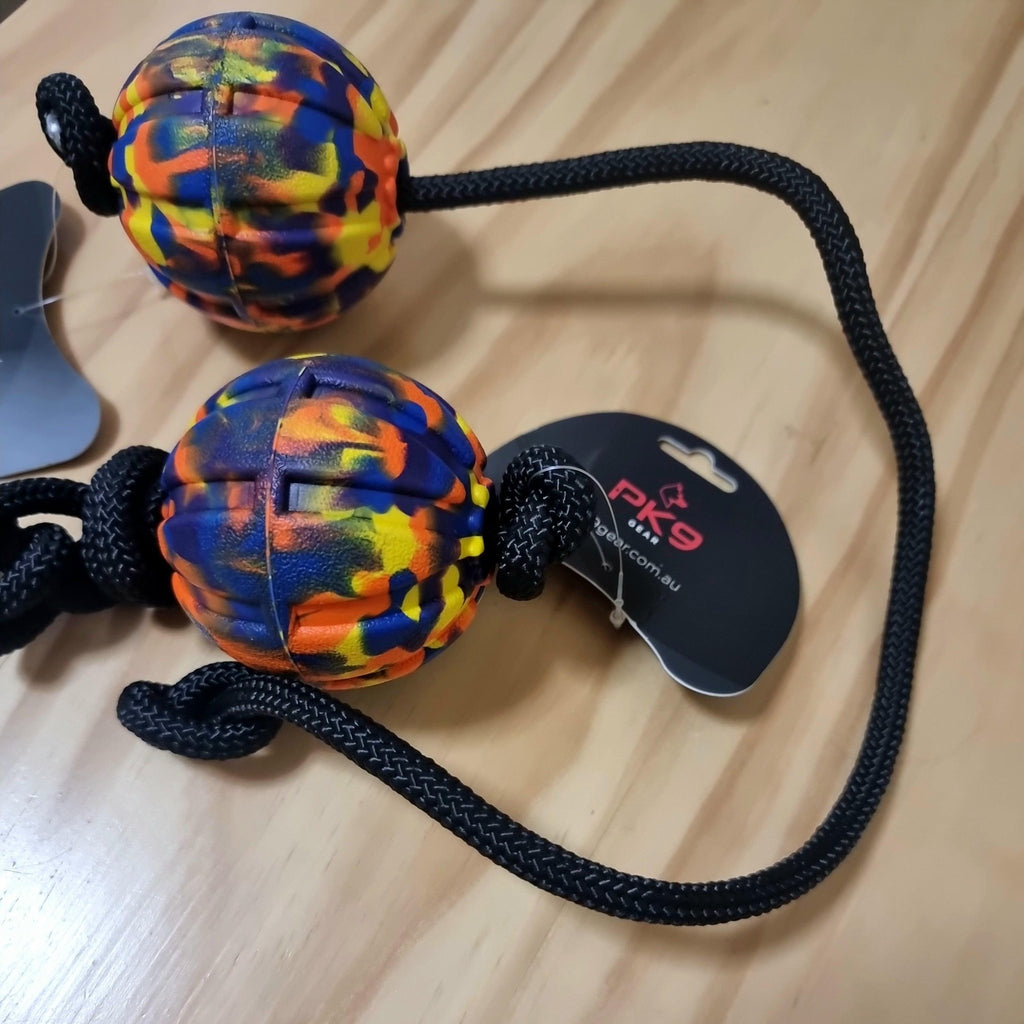 Mardi Gras 7inch Durafoam Ball On String - PK9 Gear