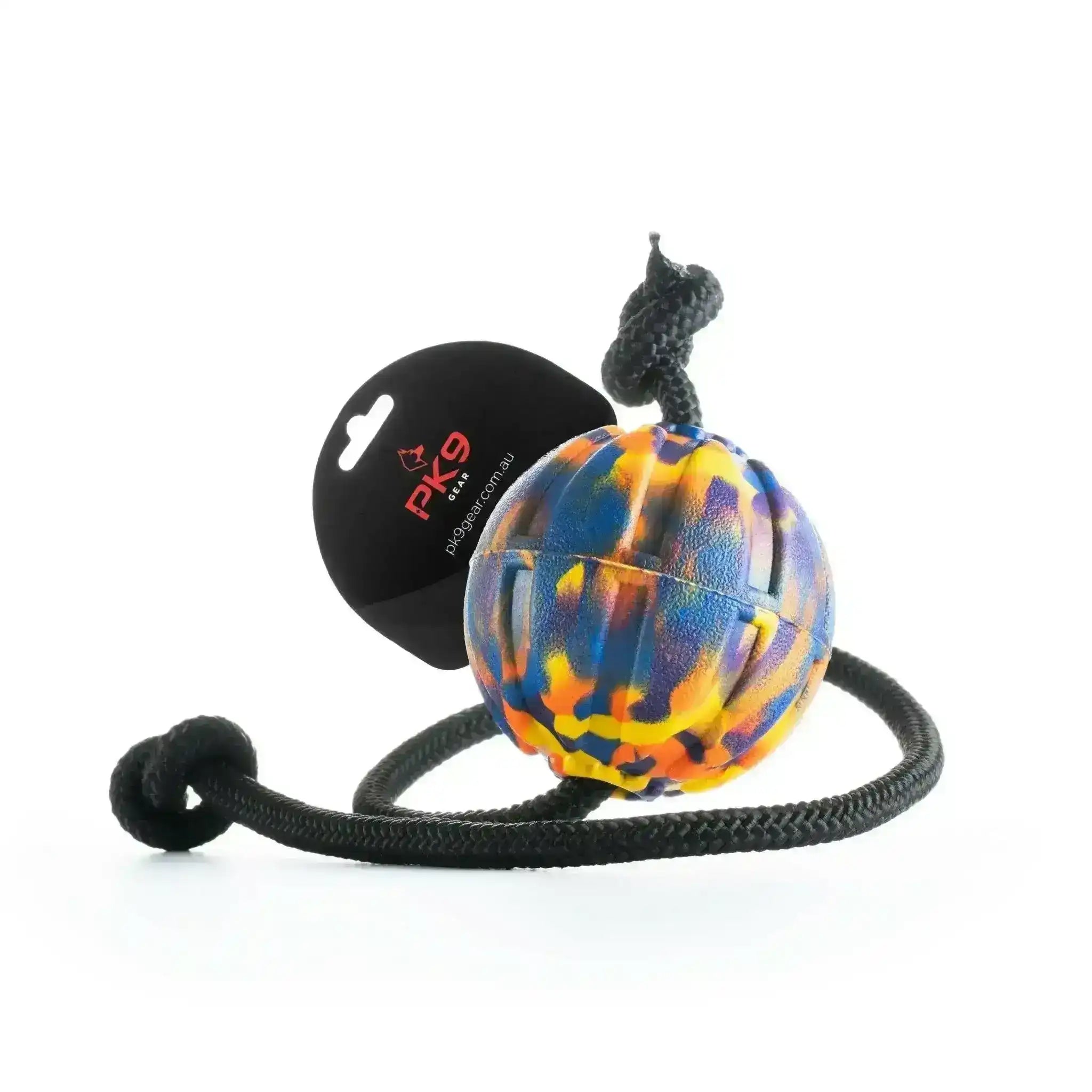 Mardi Gras 7inch Durafoam Ball On String - PK9 Gear